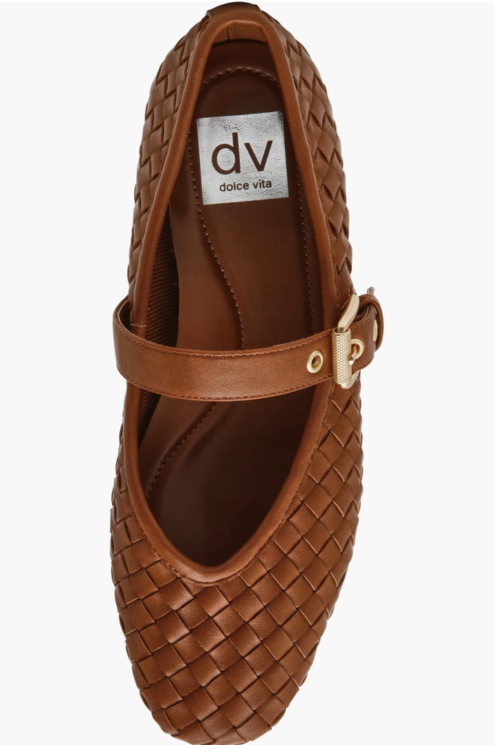 DV Mulaney Woven Mary Jane Flat