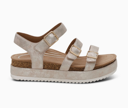 Aetrex Aria Platform Sandal