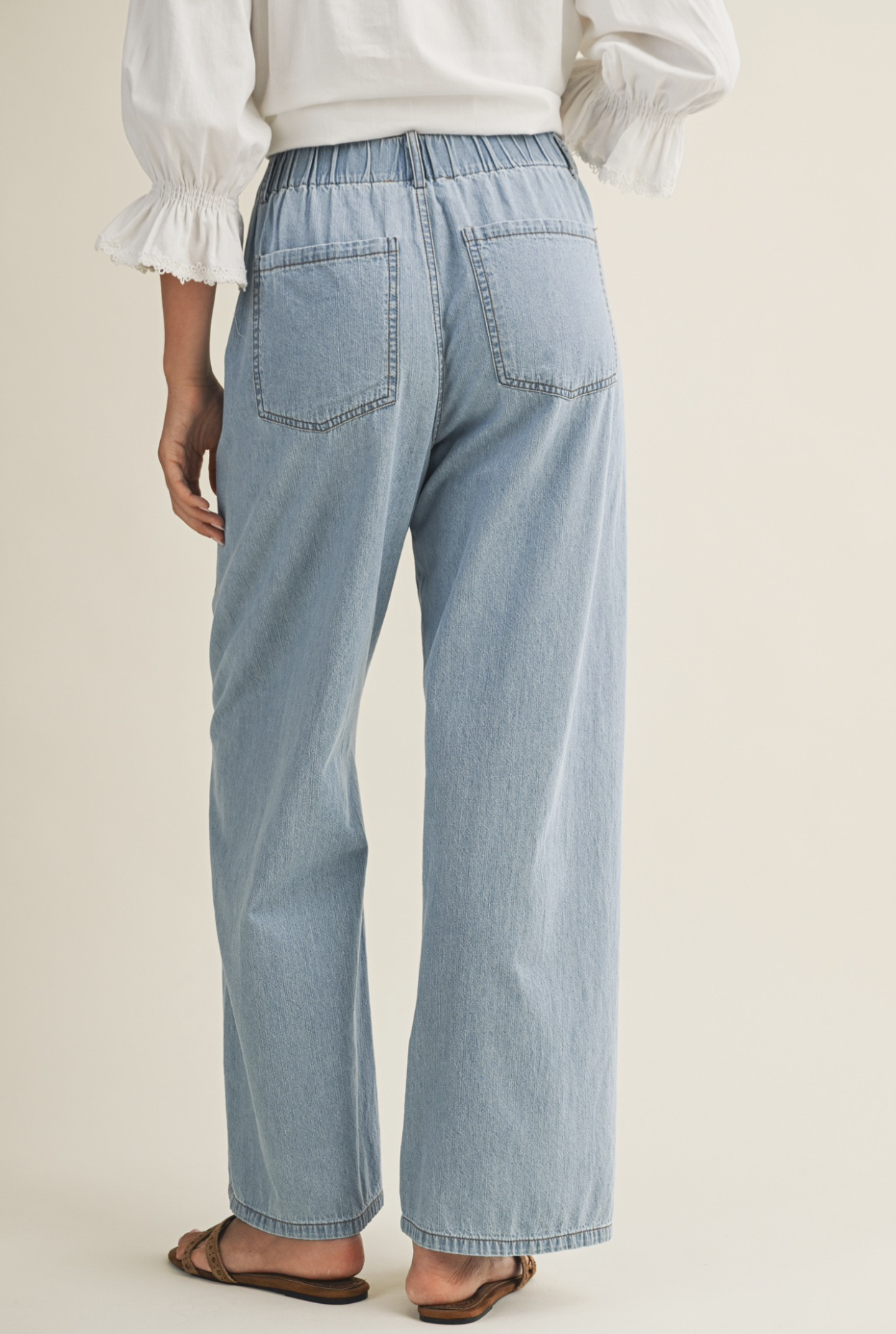 Relaxed Pants with Drawstring