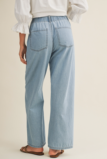 Relaxed Pants with Drawstring
