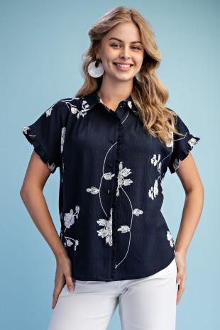 Floral Embroidered Blouse