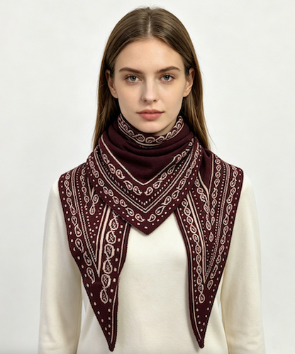 Paisley Triangle Scarf