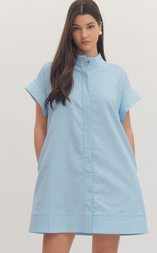 Short Sleeve Mini Dress