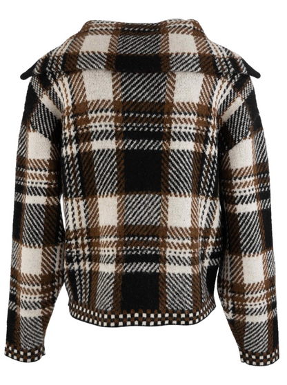 Rue Zip Up Sweater Knit Jacket