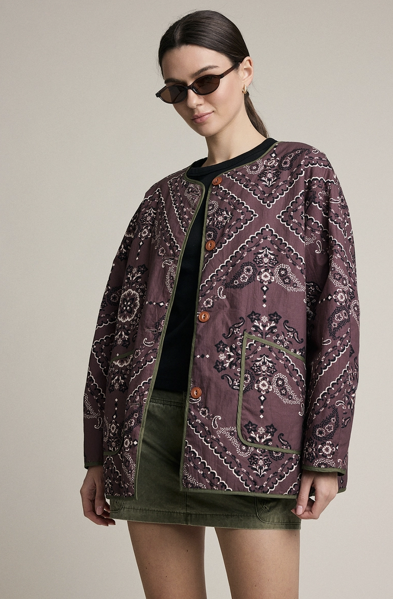 Reversible Quilted Bandana Jacket