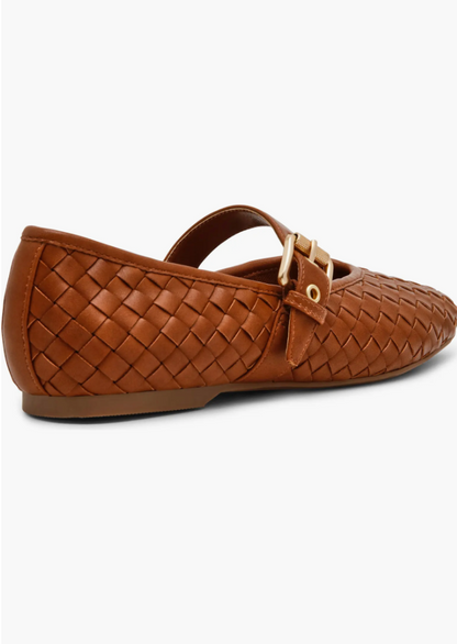 DV Mulaney Woven Mary Jane Flat