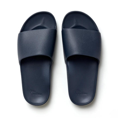 Archies Arch Support Slides with contoured footbed, real arch support, and lightweight molded foam construction.