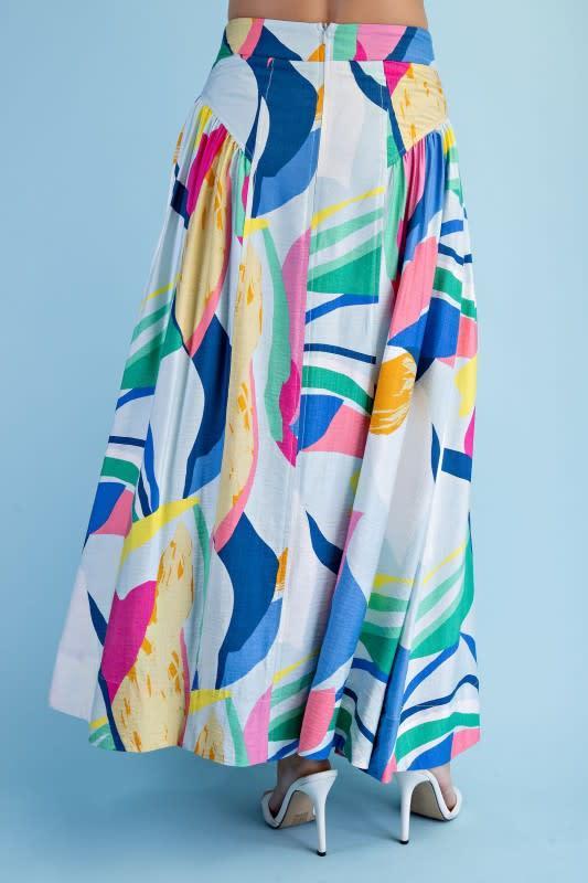 Bright Abstract Skirt