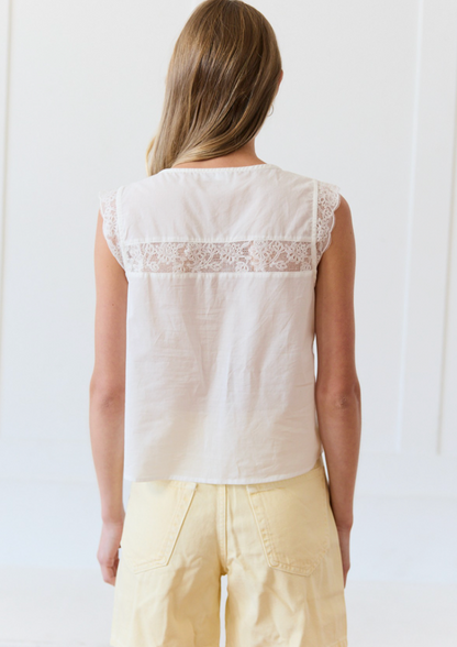 Lace Trim Top