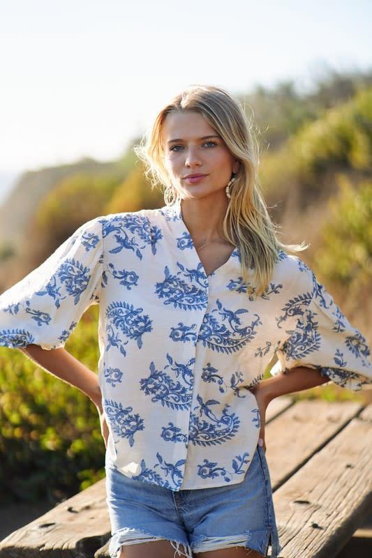 Button Down Blouse