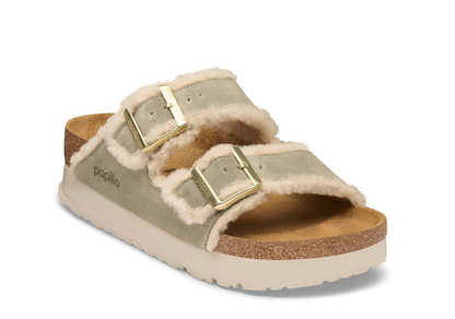 Birkenstock Arizona Teddy Edge Flex Platform Sandal