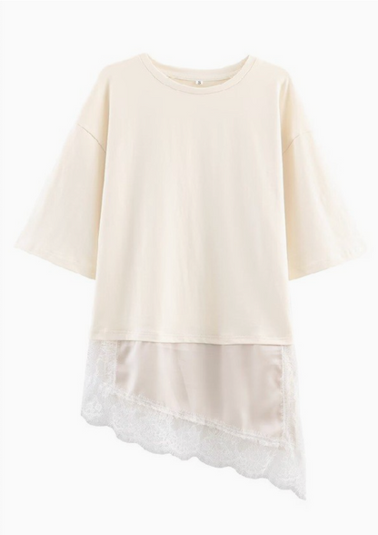 Lace Trim T Shirt