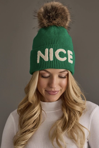 Knit Pom Hat