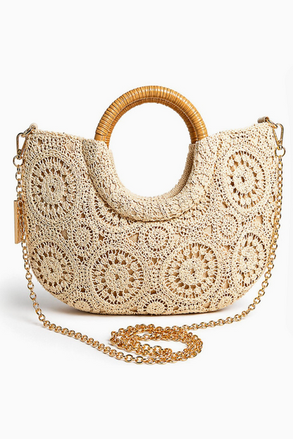 Circular Patterned Tote Bag