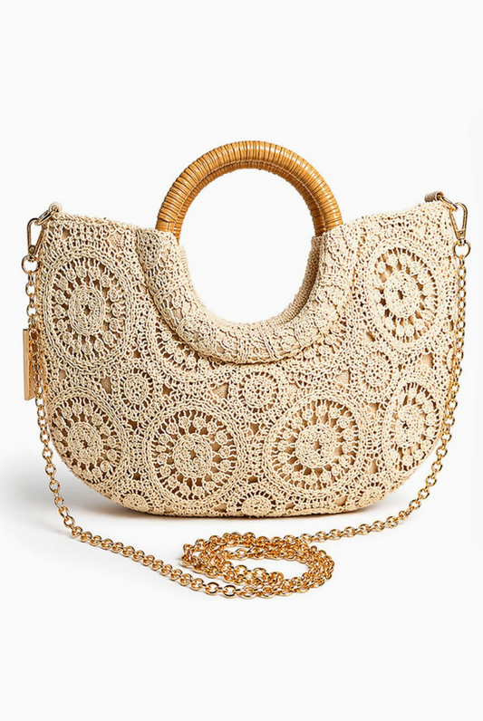 Circular Patterned Tote Bag