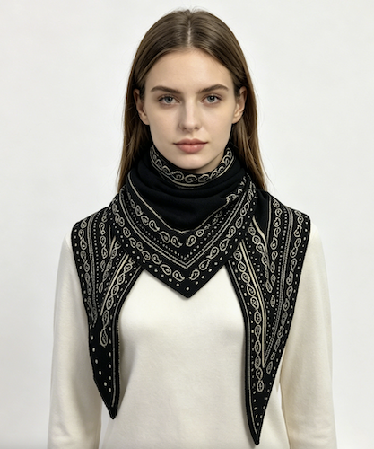 Paisley Triangle Scarf