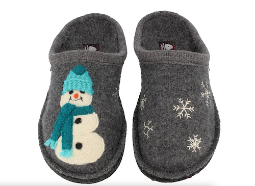 Haflinger W Snowman Slipper