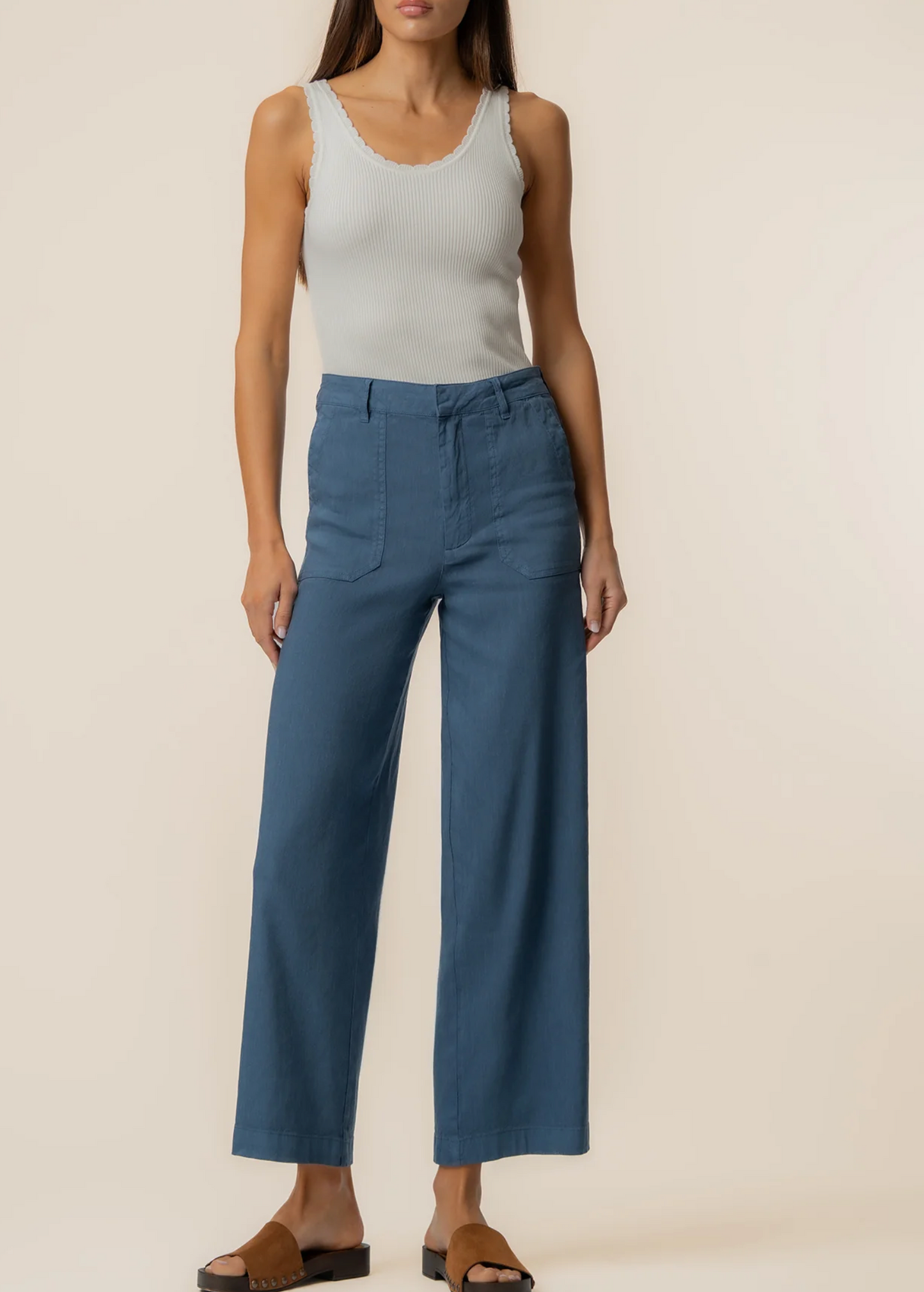 Topaz High Rise Wide Leg Pant