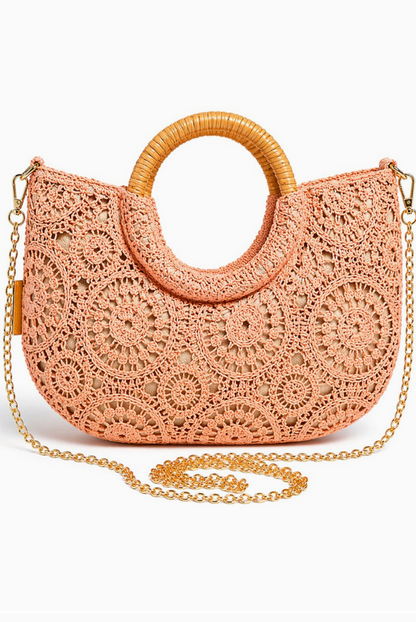Circular Patterned Tote Bag
