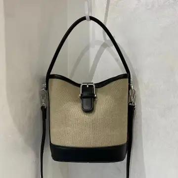 Canvas Faux Leather Crossbody