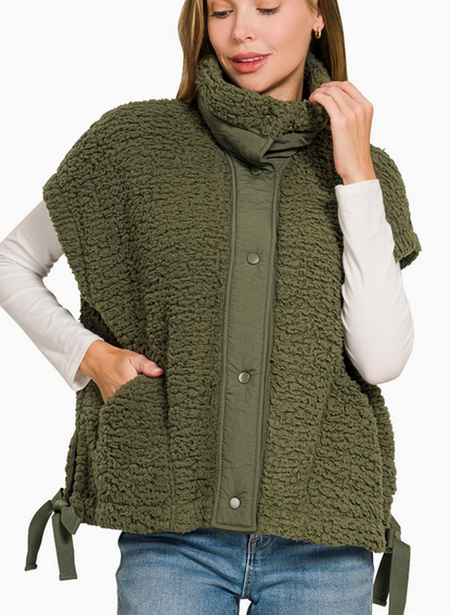 Oversized Faux Fur Vest