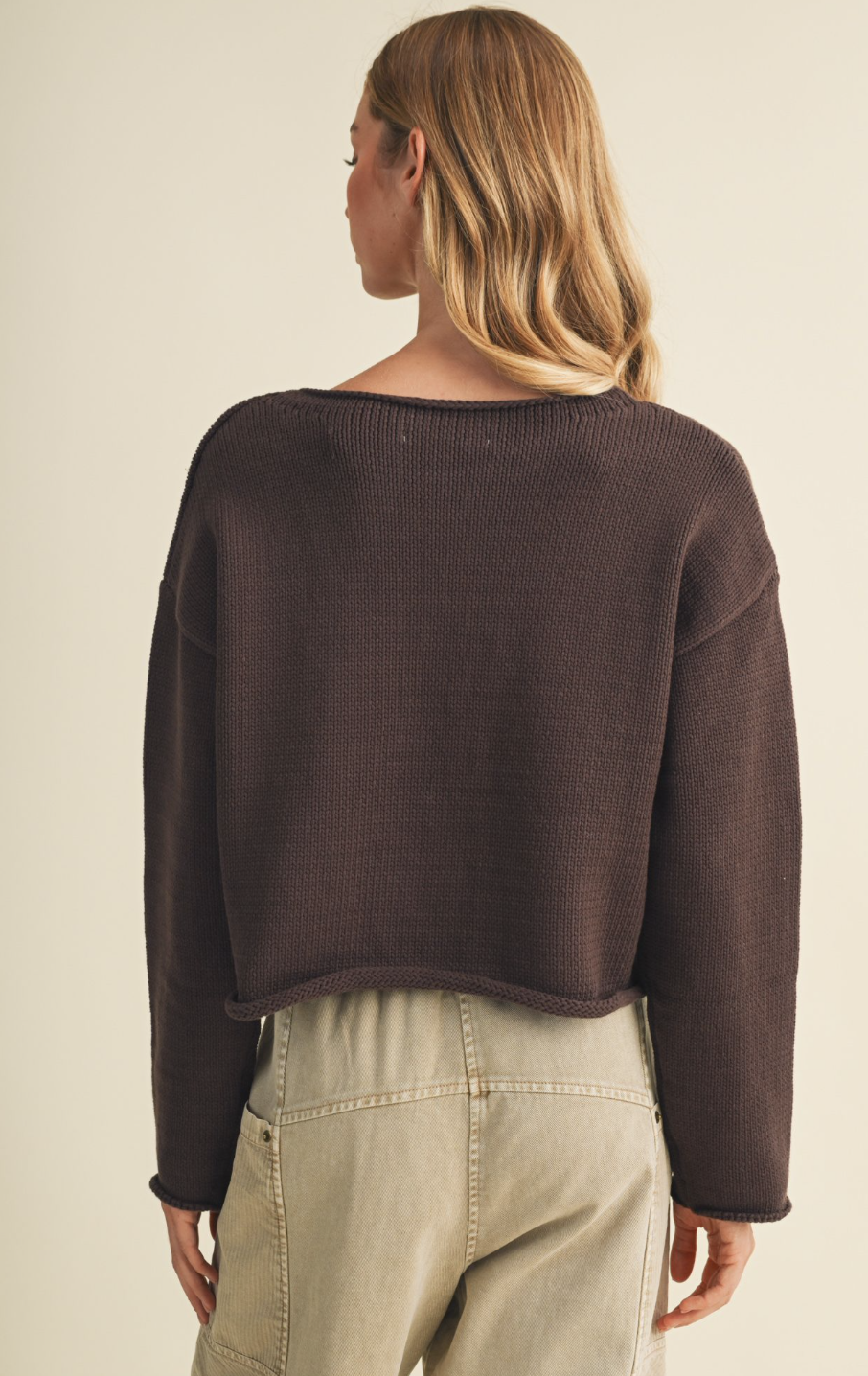 Dropped Shoulder Sweater