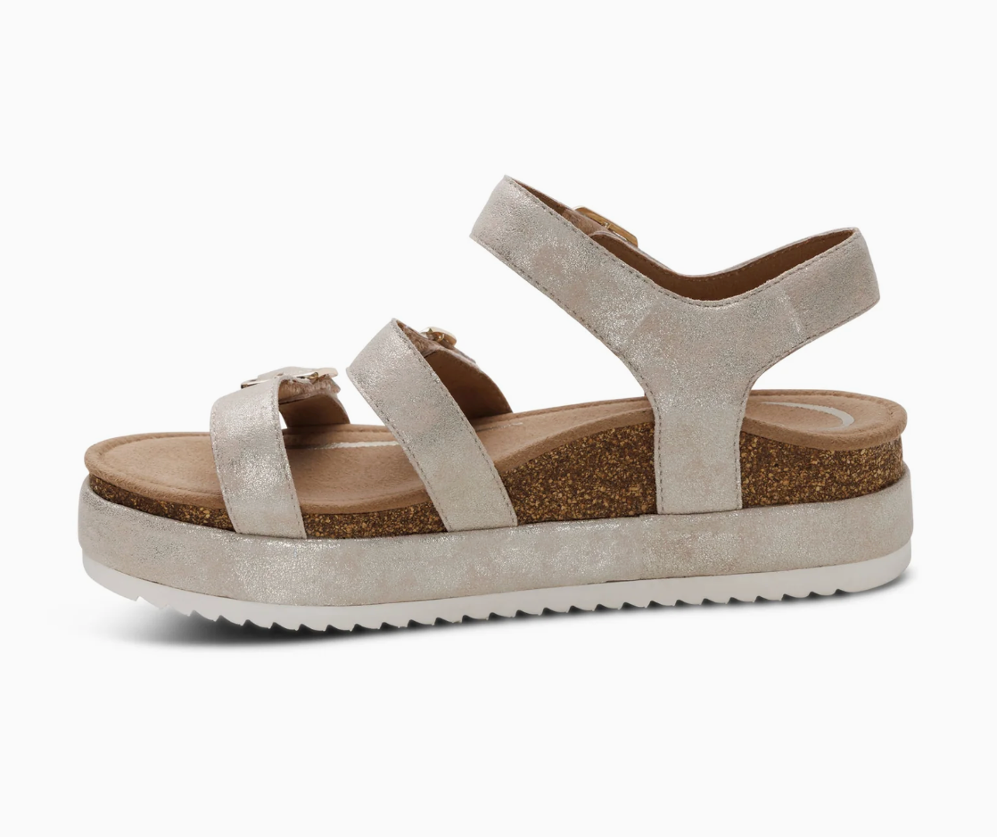 Aetrex Aria Platform Sandal