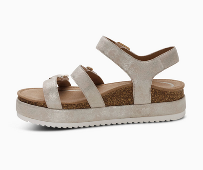 Aetrex Aria Platform Sandal