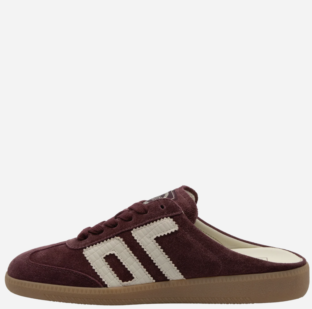 Back 70 Easter W26 Backless Sneaker in Wine Butter with knit upper, cushioned sole, and modern slip‑on silhouette.