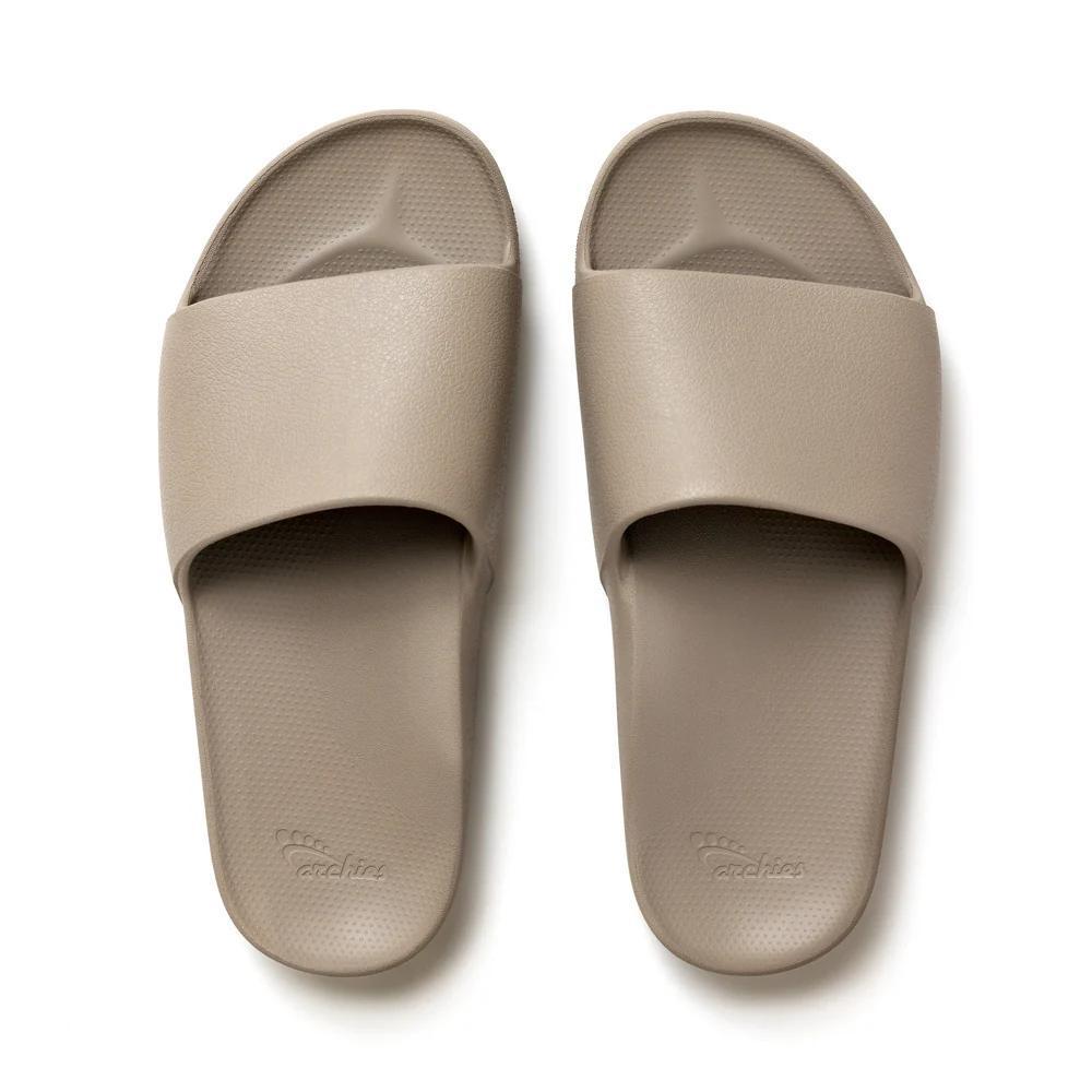 Archies Arch Support Slides with contoured footbed, real arch support, and lightweight molded foam construction.