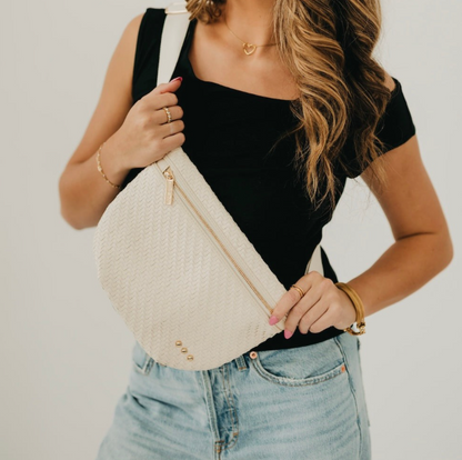 Diagonal Woven Westlyn Bum Bag
