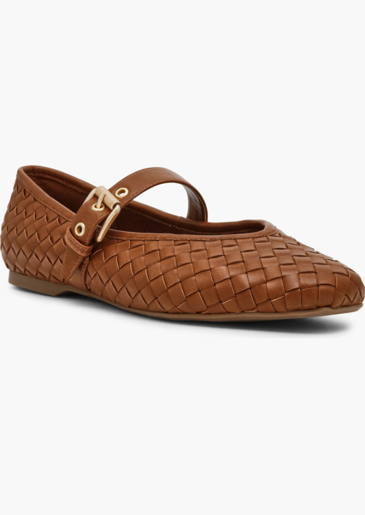 DV Mulaney Woven Mary Jane Flat