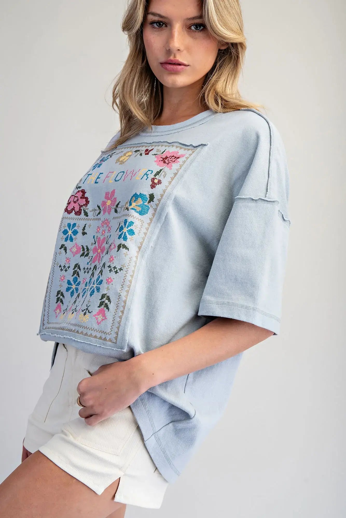 Flower Patch Graphic T-Shirt
