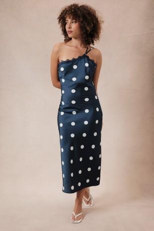 Polka Dot Midi Dress