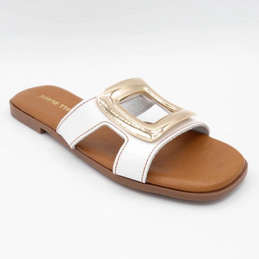 All Black Square Cut Slide