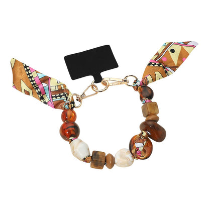 Fabric Scarf Chain Phone Holder