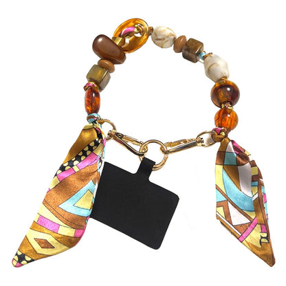 Fabric Scarf Chain Phone Holder