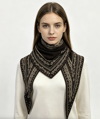 Paisley Triangle Scarf