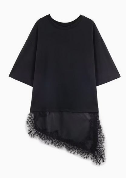 Lace Trim T Shirt
