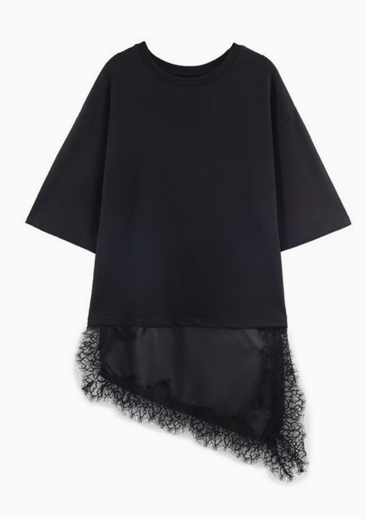 Lace Trim T Shirt