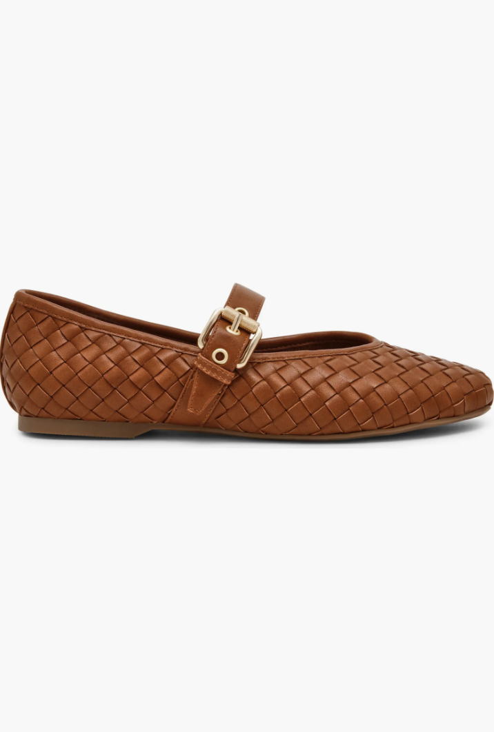 DV Mulaney Woven Mary Jane Flat