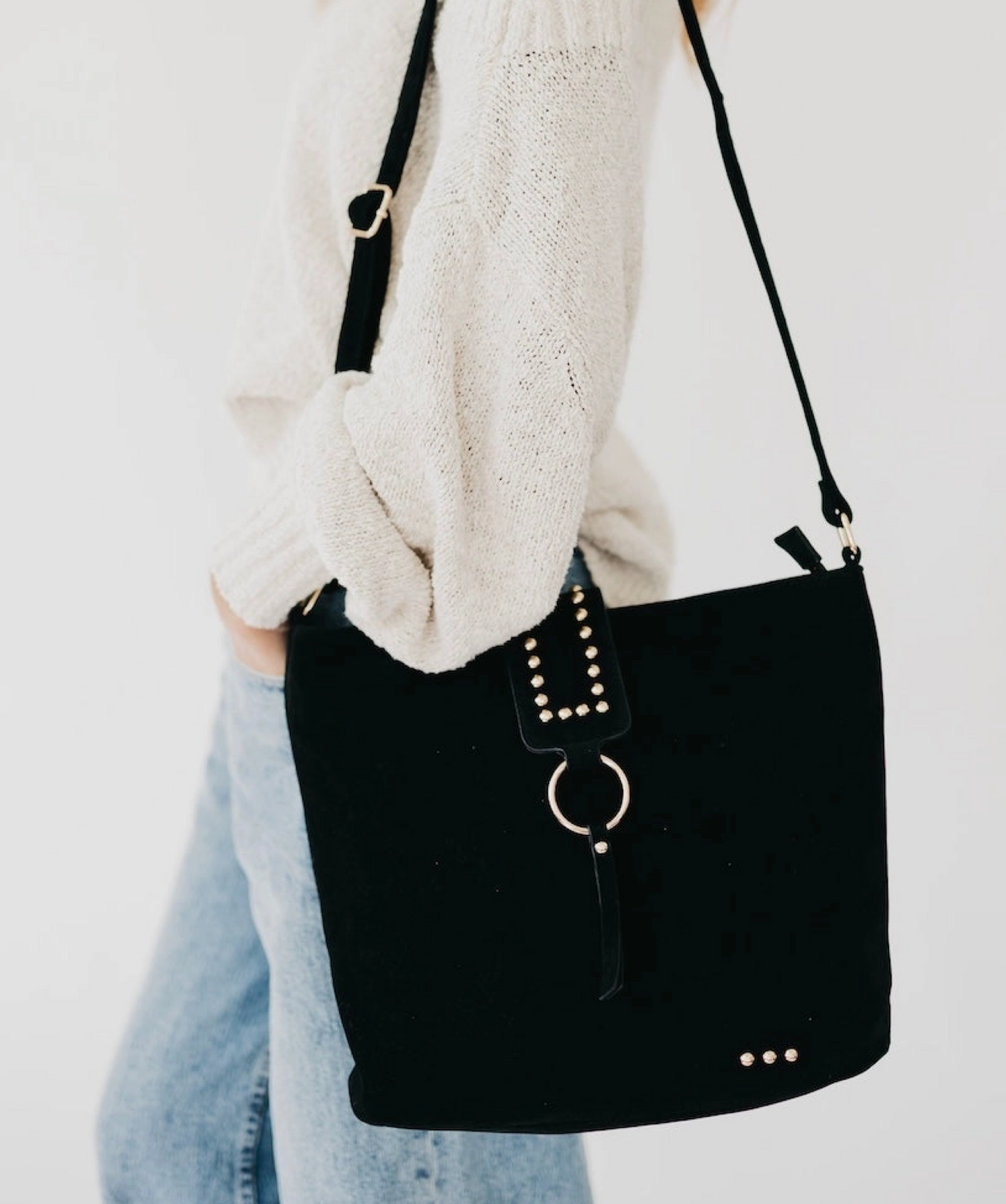 Rosemary Suede Bucket Bag