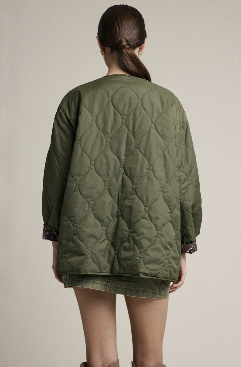 Reversible Quilted Bandana Jacket