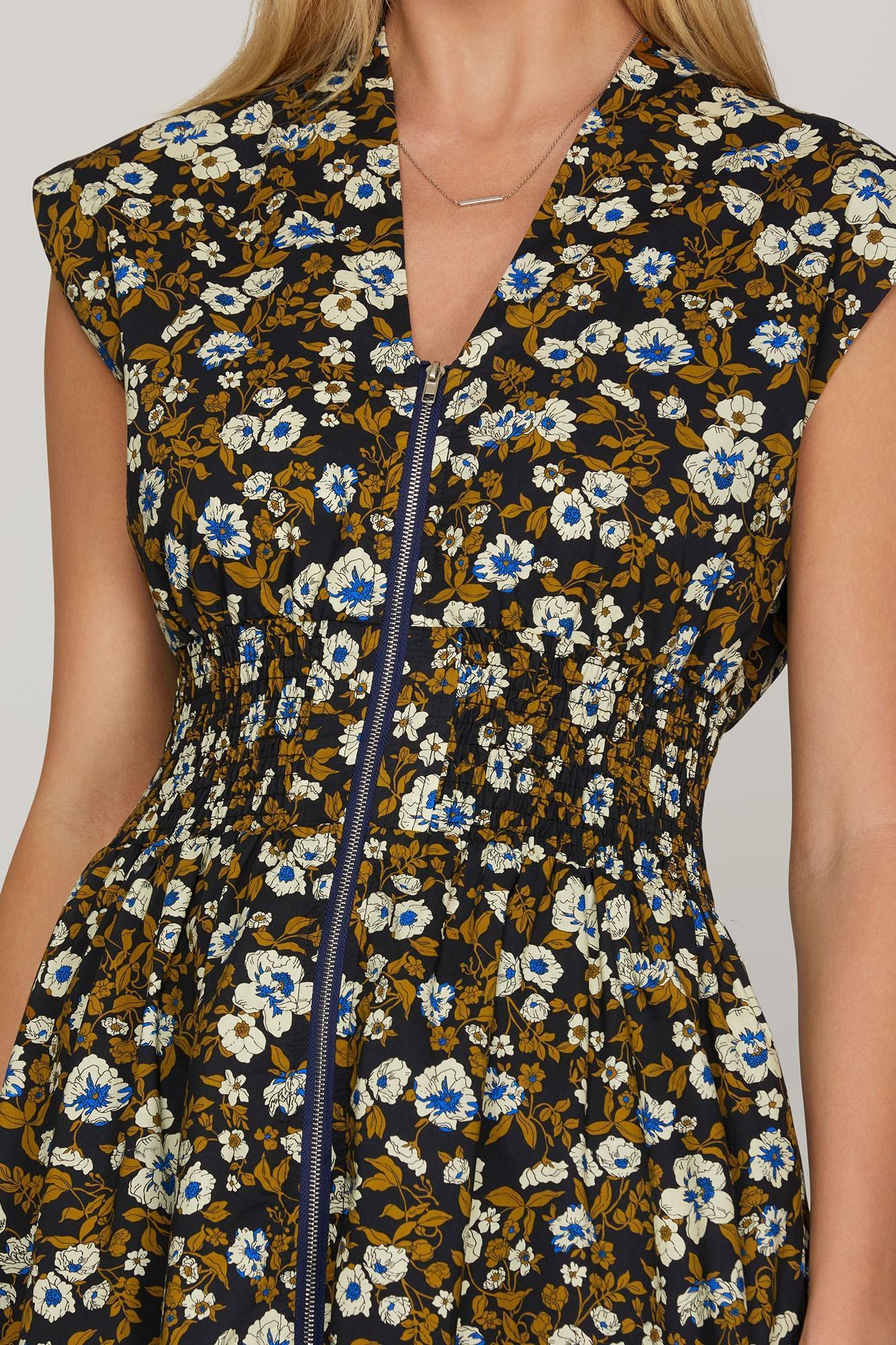 Printed Midi Dress