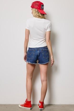 Polka Dot Star Patch Baby Tee