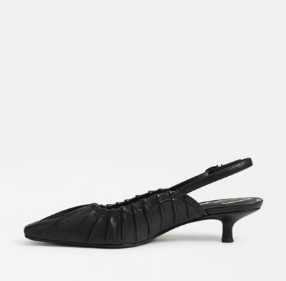 Circus Katia Slingback Kitten Heel with pointed toe and low kitten heel.