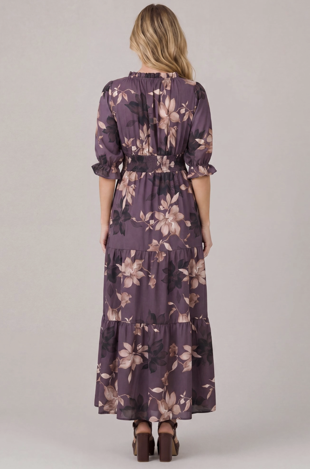 Floral Print Maxi Dress