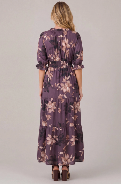 Floral Print Maxi Dress
