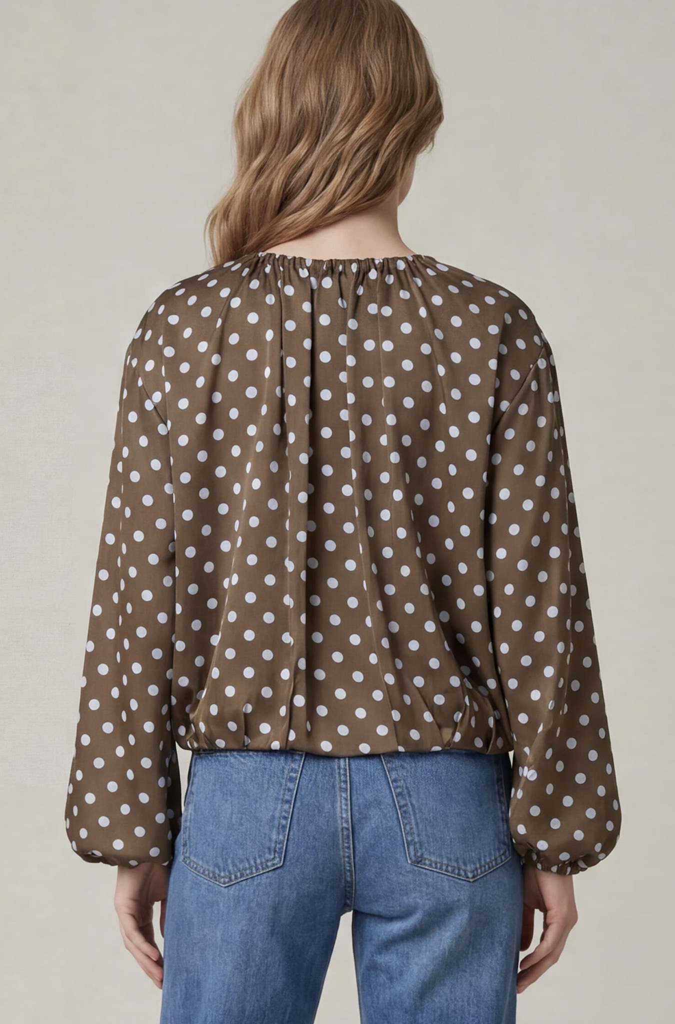 Satin Polka Dot Jacket