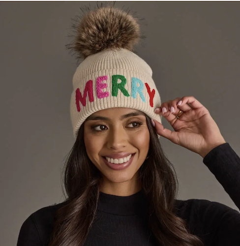 Knit Pom Hat